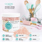 OCREME Edible Sugar Pearls Cake Decorating Supplies, 2mm, 8 Oz, Pink, Cookie & Cupcake Toppings, Certified Baking Beads