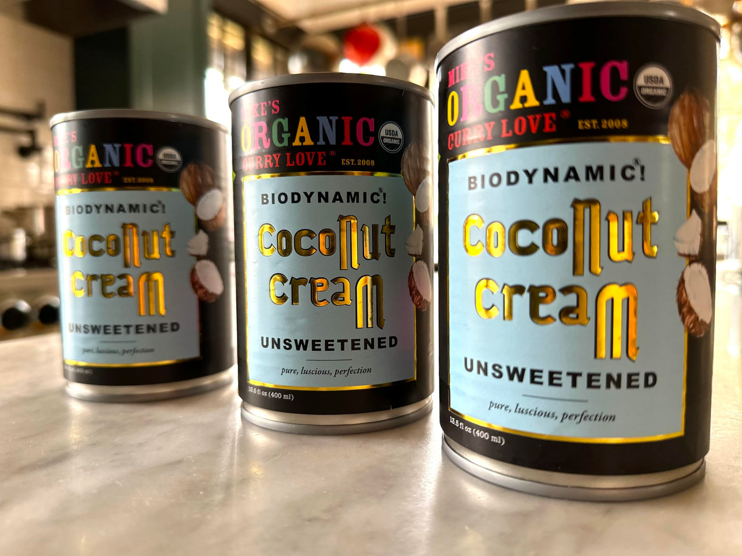 Biodynamic & Organic Unsweetened Coconut Cream | Case Of 6 X 13.5 Fl Oz Cans