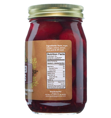 Green Jay Gourmet Fresh Classic Pickled Beets - Grandmas Original Recipe - Sweet, Tangy, And Vinegary Brine - Simple Natural Ing