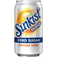 Sunkist Zero Sugar Orange Soda, 12 Fl Oz Cans, 12 Pack