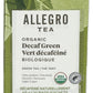 Allegro Tea, Organic Decaf Green Tea Bags, 20 Ct