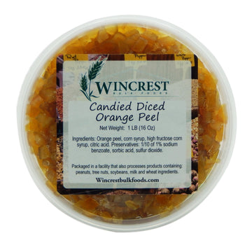 Candied Fruit - 1 Lb Tub (Diced Orange Peel)