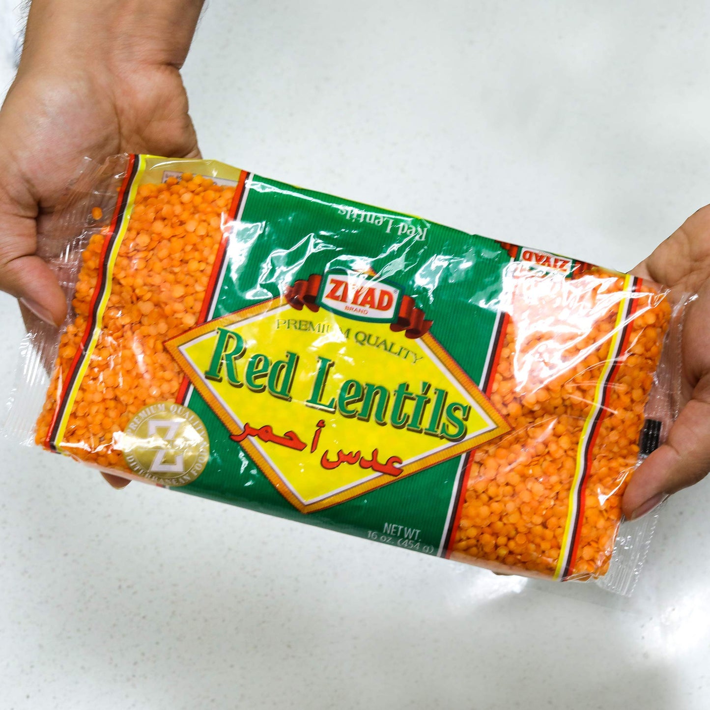 Ziyad Gourmet Red Lentils, Superfood, 16 oz, No Additives, No Preservatives, Great Source of Protein