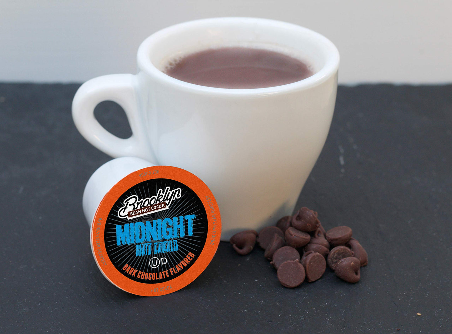 Brooklyn Beans Hot Cocoa Pods, Dark Chocolate, Compatible with 2.0 K-Cup malt-inspired, 40 Count, Model BB MI40
