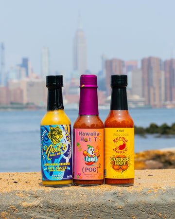 Hot Ones Hot Sauce Challenge Set - Season 28 Heat - Hot Sauces Gift Set - Variety Pack - Made with Natural Ingredients - Unique