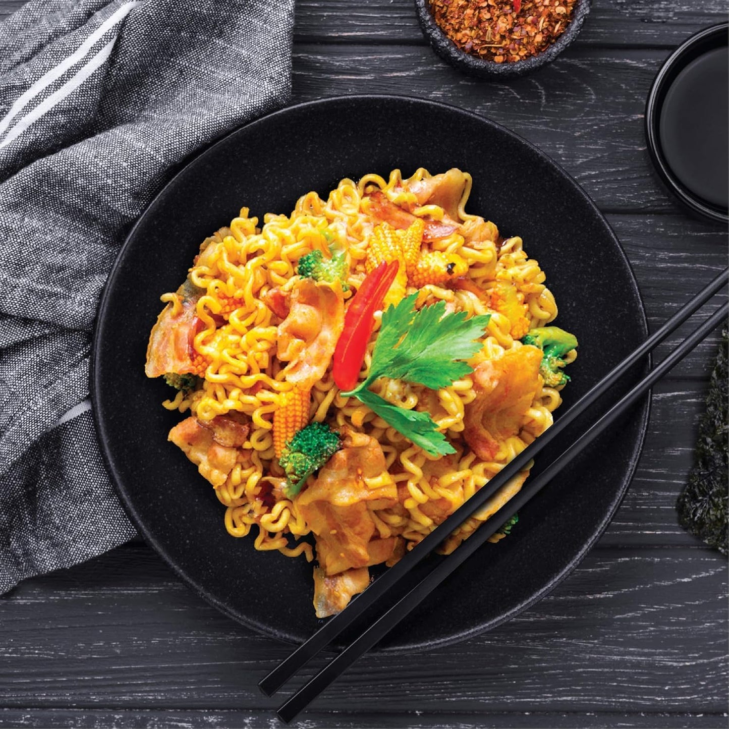 Wingsfood Sedaap Instant Noodles, Mie Goreng Flavor, Halal Certified, Pack of 10, 3 OZ