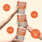 Oomph! Sweets Orange & Cream Low Sugar Taffy, High Fiber Vegan Candy, Low Carb, Low Calorie Snack, Keto-Friendly, Gluten Free De