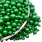 Christmas Green Edible Pearls For Cake Decorating 5.1 Oz Christmas Green Edible Pearls Christmas Sprinkles Green Pearl Sprinkles