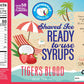 Hypothermias Shaved Ice & Snow Cone Syrup - BPA-Free Recyclable Plastic Bottle Quart (32 Fl. Oz) - Tiger's Blood - Made with Non