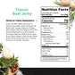 Zero Sugar Classic Beef Jerky by Country Archer, 100% Grass-Fed, Sugar Free, Gluten Free, Protein Snacks, 5.3 Ounce, 2 Pack