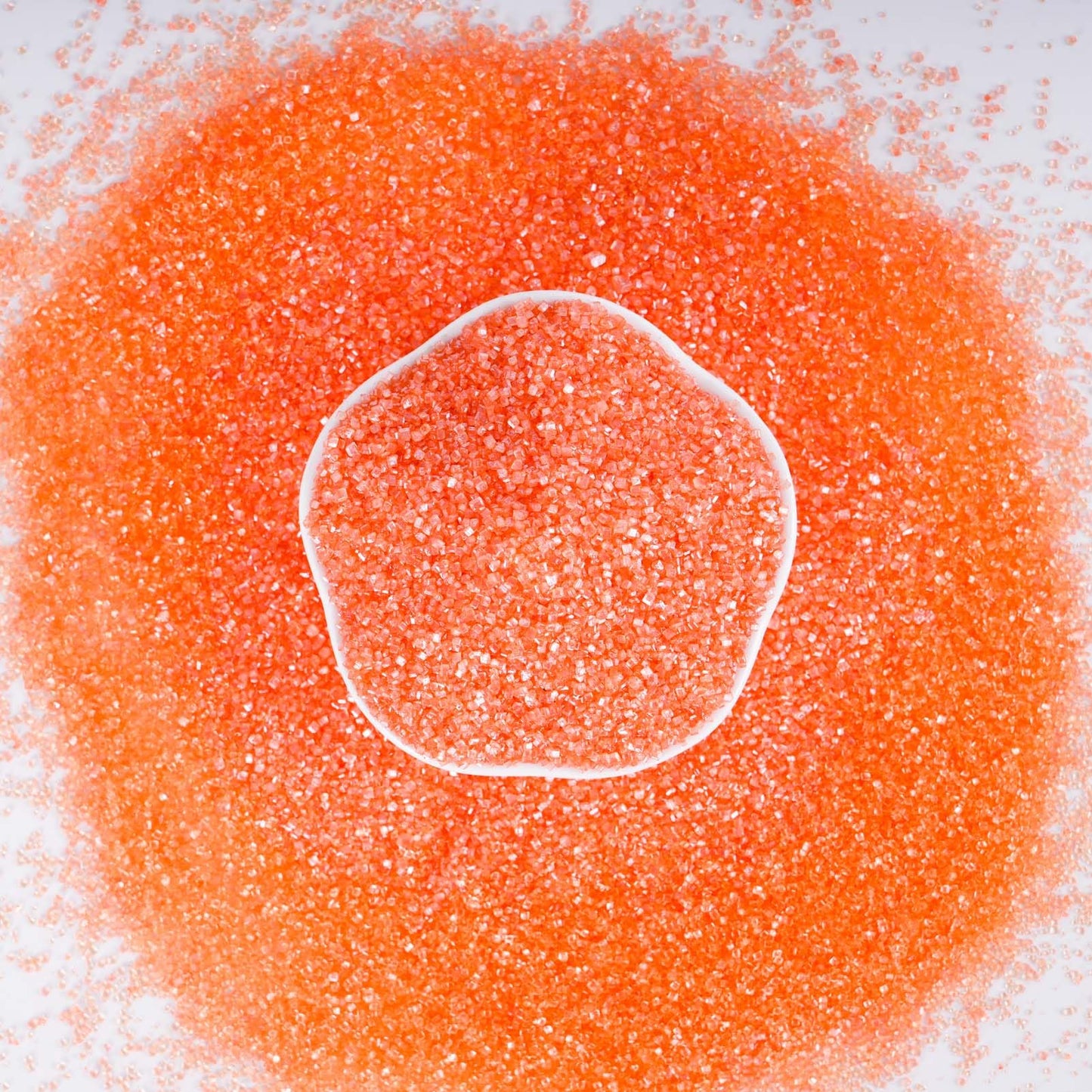 Kasvan Orange Sanding Sugar Sprinkles - Edible Sugar Crystals, Baking Cake Decorations, Ice Cream Toppings Cupcake Decorating, W