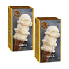 Triple Scoop Premium Vanilla Ice Cream Starter Mix, 2 Pack, Makes 4 Quarts, Easy to Use, Made in USA