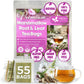 FRESHDRINKUS Premium Marshmallow Root and Leaf Tea Bags, 100% Natural, Vegan, 55 Count