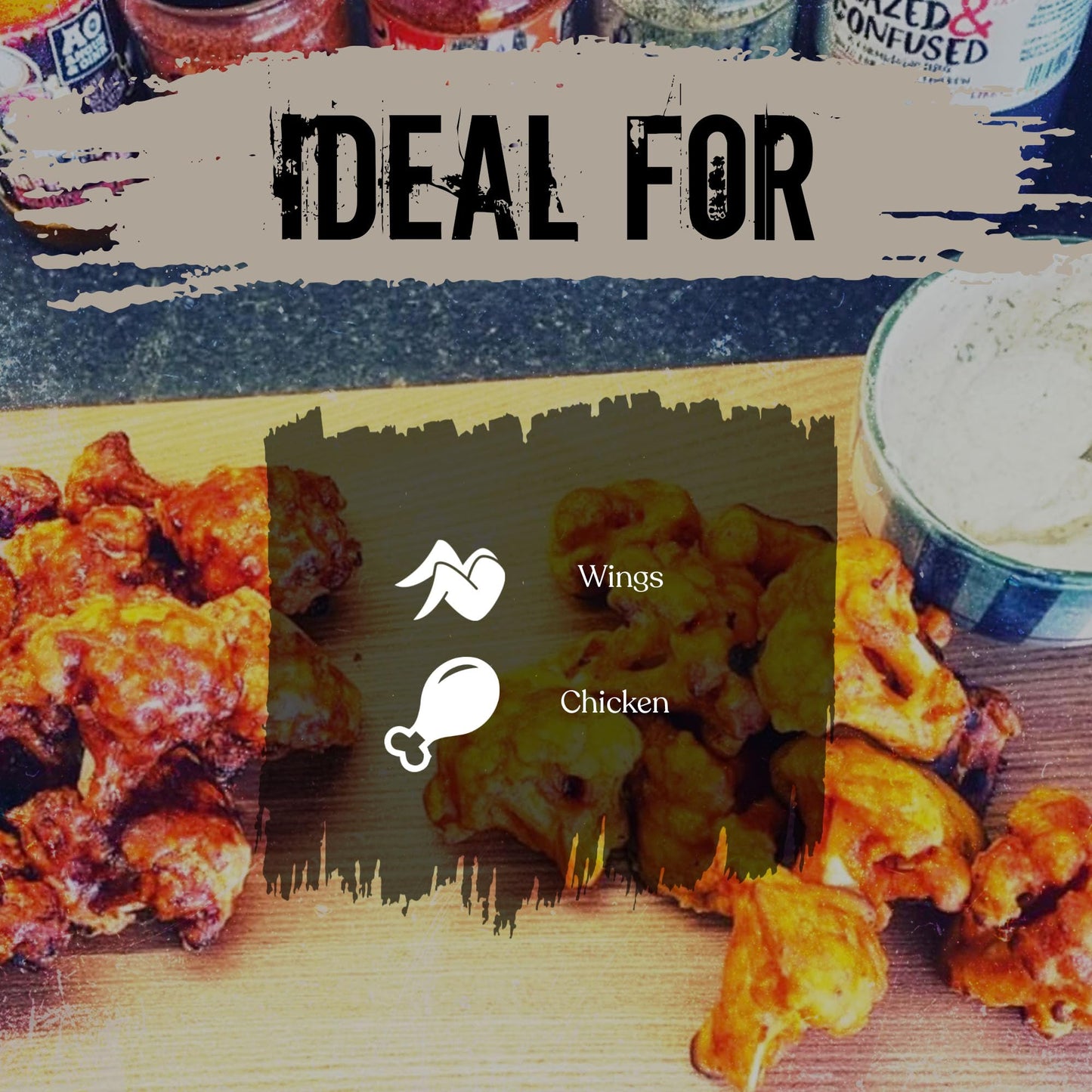 Angus & Oink | Buffalo Soldier Rub | Ultimate Spice Blend For Buffalo Wings | Unleash The Heat | Perfect For Grilling & Frying |