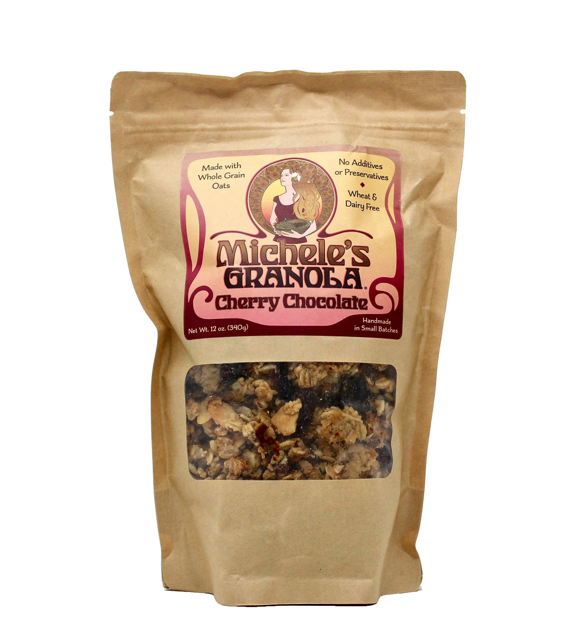 MicheleS Granola, Chocolate Cherry Granola, 12 Oz