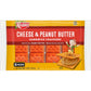 Keebler Sandwich ers  Single Serve Snack ers  Lunch Snacks  Cheese and Peanut Butter  11oz Tray (8 Packs)