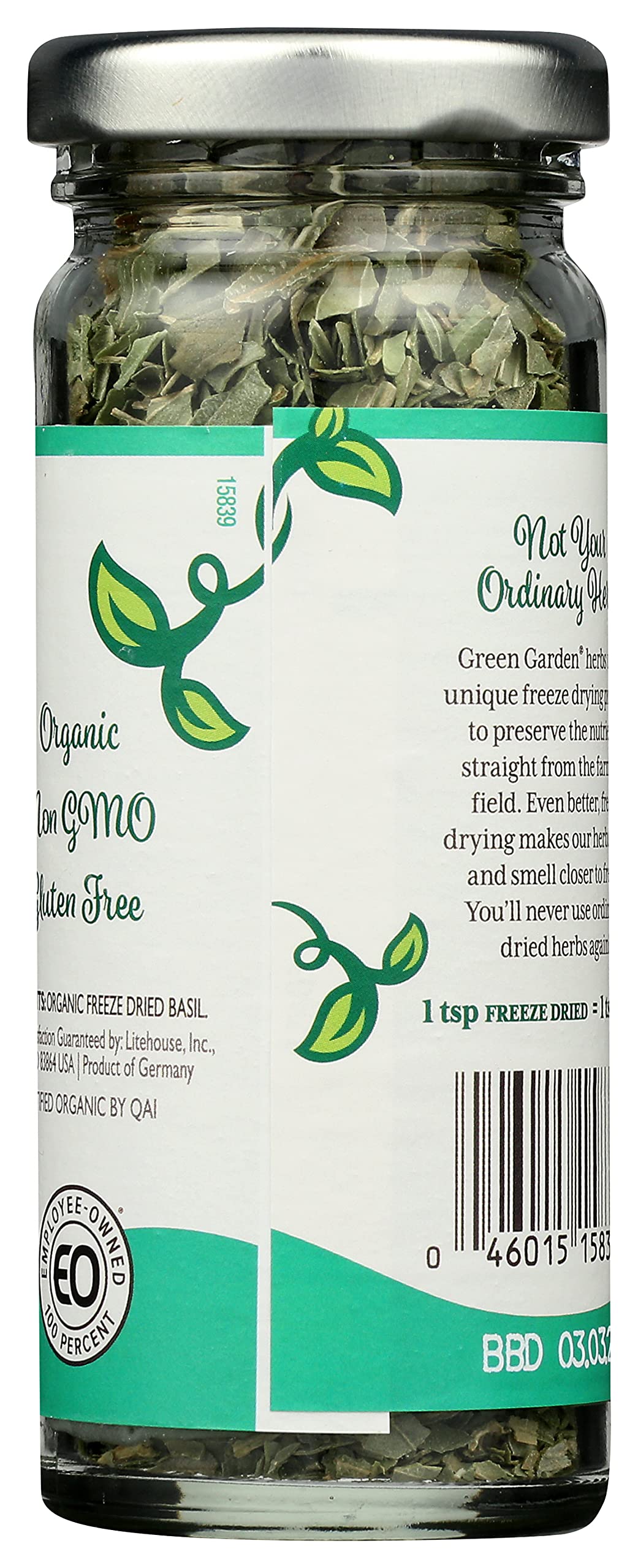 OG2 GNGDN FRZ DRD BASIL ( 6 X 0.16 OZ   )