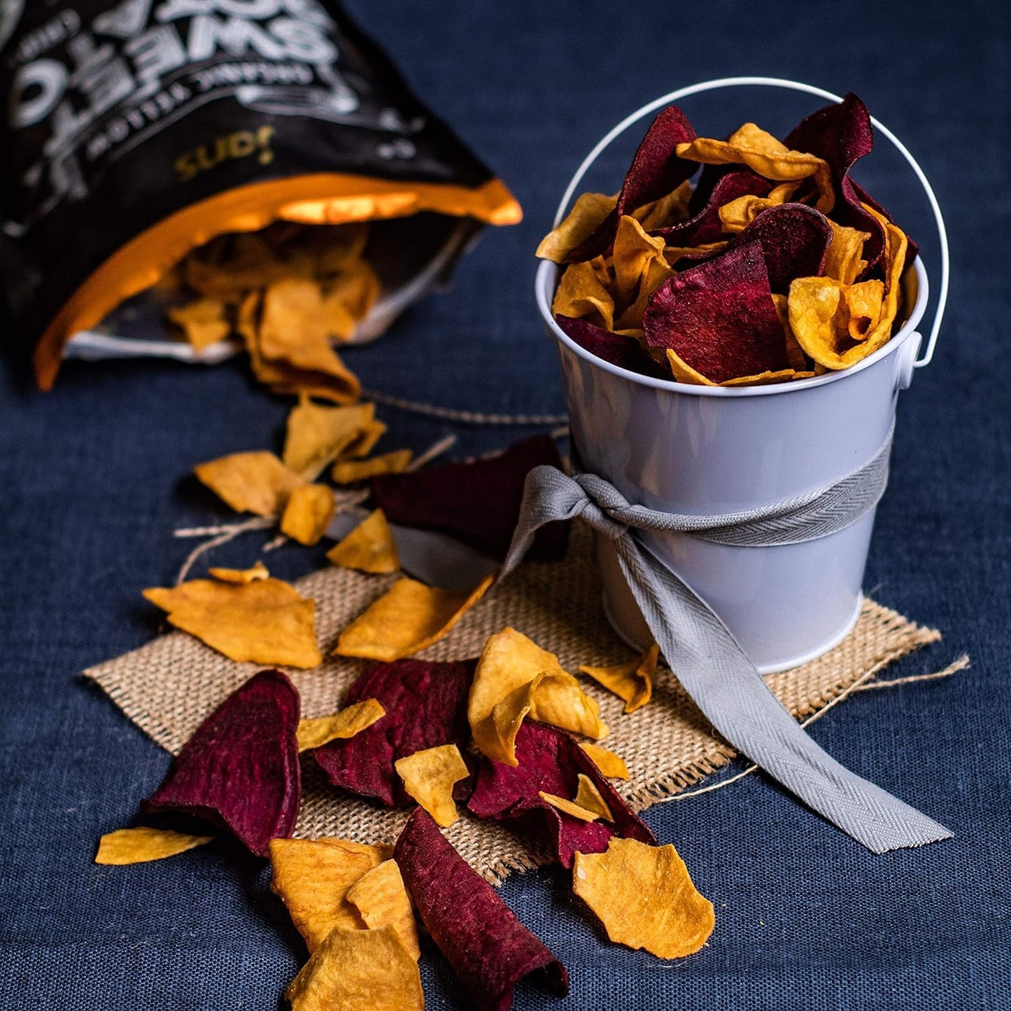 Jans Organic Sweet Potato Chips, Purple, 4 oz - Healthy Snack, Gluten-Free, Non-GMO, Delicious Crunchy Treat
