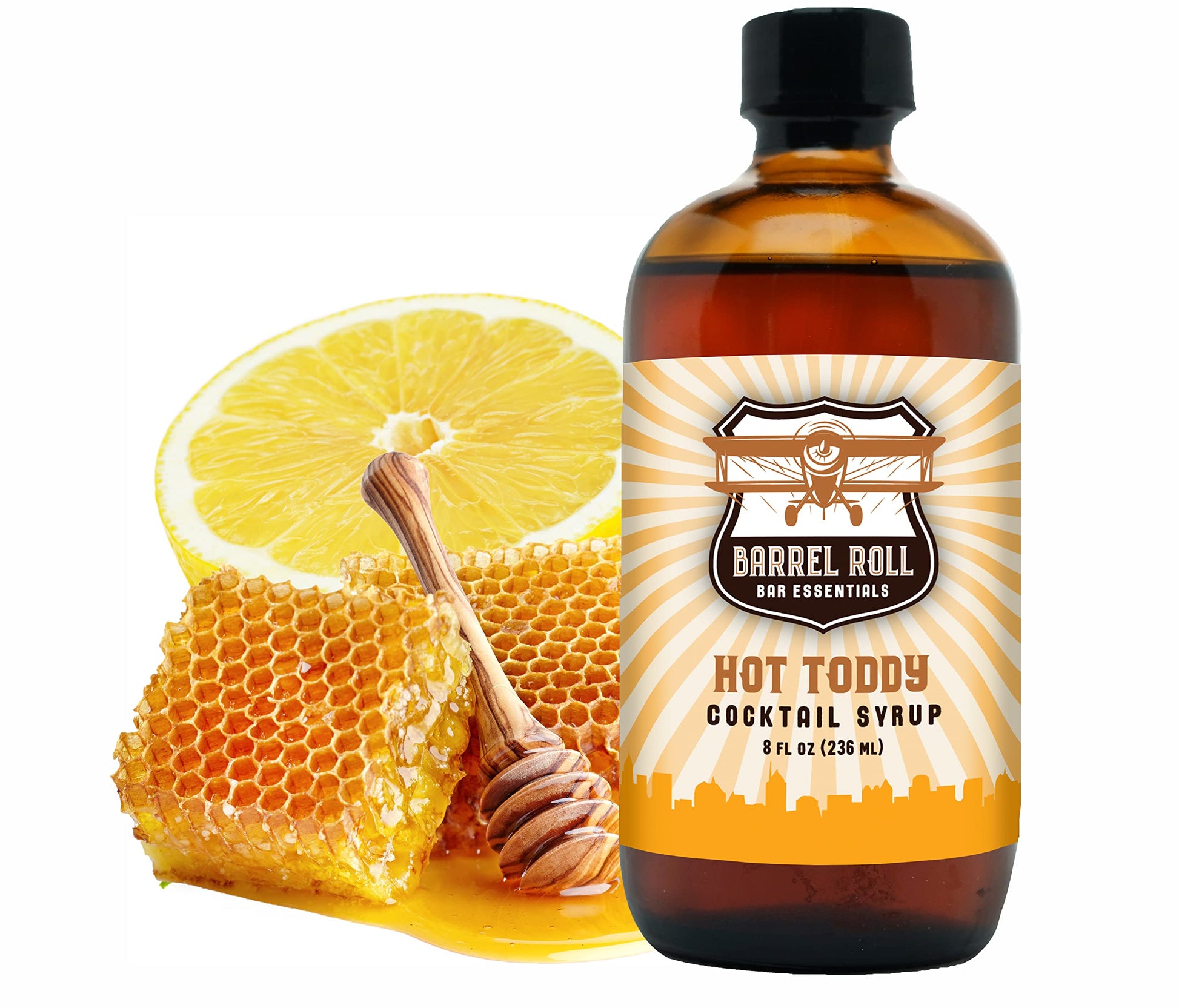 Barrel Roll Bar Essentials Hot Toddy Cocktail Mix - All-Natural Drink Mix, 8 Fl Oz