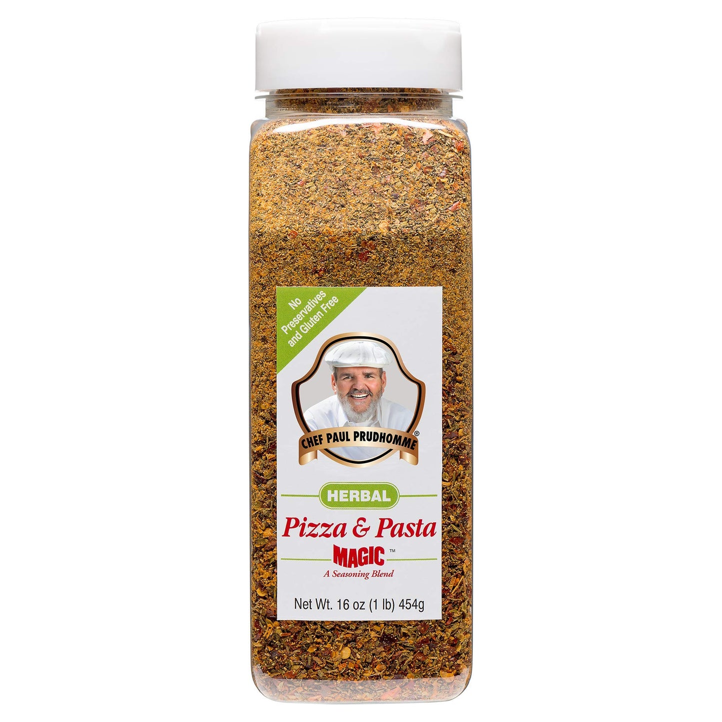 Chef Paul Prudhomme'S Magic Seasoning Herbal Pizza & Pasta Magic, 16-Ounce