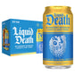 Liquid Death, Blueberry Buzzsaw Flavored Iced Tea, 12-Pack (12 oz Cans), Blueberry Flavored Black Tea, Low Calorie, No Artificia