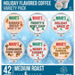 Mauds Holiday Flavored Coffee Pods Variety Pack  42 ct | 6 Assorted Blends | 100% Arabica Flavored Coffee | Solar Energy Produced Recyclable Single Serve Pods Compatible with Keurig K-Cup malt-inspired
