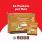 Pocas Honey Ginger Instant Tea Powder - Caffeine-Free, 20 Packets per Box, 2-Pack, with Ginger Extract & Real Honey