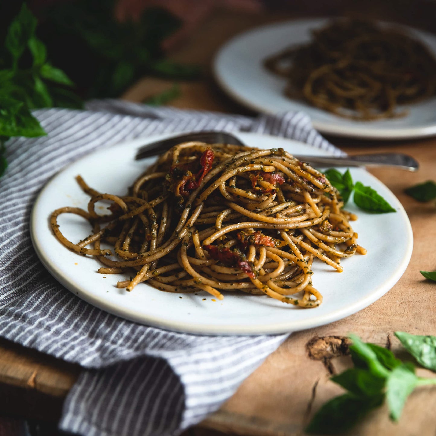 Bionaturae Spaghetti Pasta Noodles - Whole Wheat Pasta, Kosher Certified, High Protein, Non-Gmo, Usda Certified, Whole Wheat Spa