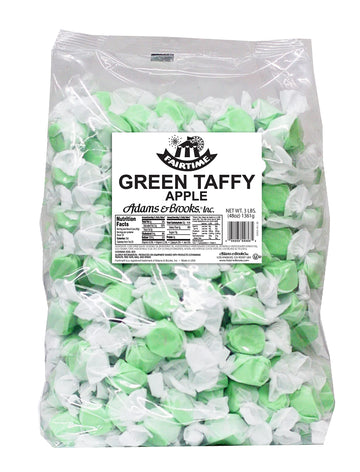 Fairtime Taffy Bulk Green Candy For Candy Buffets, Green Apple Taffy, Green Apple Candy, Bulk Candy, Pinata Candy, Individually