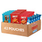 Kelloggs Assorted Snacks, Lunch Snacks, On-The-Go Snacks, Variety Pack (42 Pouches)