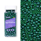 Cobakey Dark Green Sprinkles For Cake Decorations 3.52 Ounce Edible Pearl Sugar Sprinkles For Cupcake Toppers Wedding Party Vale
