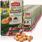 Gefen Organic Whole Peeled and Roasted Chestnuts, 3oz (24 Pack) | Chestnuts Peeled and Ready to Eat | Great for Cooking & Baking