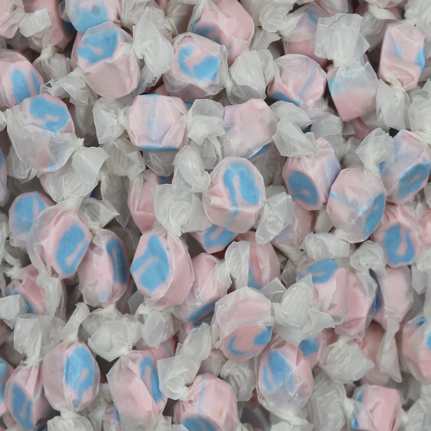Gourmet Soft And Chewy Salt Water Taffy Candy - Individually Wrapped - Bulk Bag (Cotton Candy, 2 Pound (Pack Of 1))