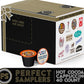 Crazy Cups Cappuccino & Hot Chocolate Variety Pack, Including Flavored Chocolate & Cappuccino Coffee For Keurig K Cup Machines,