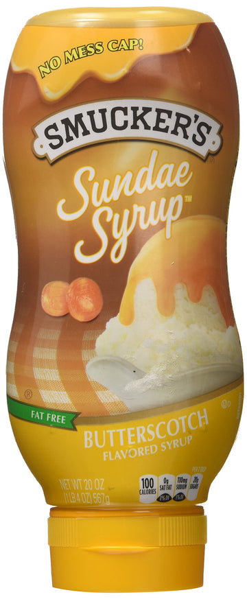 Smuckers Sundae Syrup: Butterscotch, 1.25 Pound (Pack of 2)