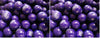 Grape Gumballs - 1.5 lbs of Deep Dark Purple Fresh Delicious Chewing Gum (Pack of 2)