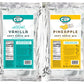 By The Cup Non-Dairy Soft Serve Mix Variety, Gluten Free, 1 of each Flavor: 5.5-6 lb Bag: Vanilla and Pineapple