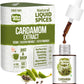 Spice Drop Cardamom Extract - Up to 180 Drops Per Bottle | Tea, Coffee, Cooking, Baking, Dessert | Pure Whole Green Cardamom Pod Extract | No Added Color or Preservative | Vegan (0.17oz, Pack of 1)