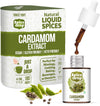 Spice Drop Cardamom Extract - Up to 180 Drops Per Bottle | Tea, Coffee, Cooking, Baking, Dessert | Pure Whole Green Cardamom Pod Extract | No Added Color or Preservative | Vegan (0.17oz, Pack of 1)