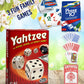 Family Game Night Gift Basket - Bundle of Card & Board Games, Popcorn Maker, Popcorn, Cookies, Savory Candies & Sweets - Fun Hou