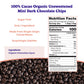 Pascha Organic 100% Cacao Mini Baking Chips, Unsweetened Dark Chocolate, Sugar-Free, 10 lbs