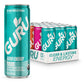 GURU Organic Energy Drinks Variety Pack, Plant-Based Caffeine, Gluten Free, 12 Fl Oz, 140mg Caffeine, Pack of 12