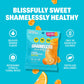 Shameless Snacks Orange Blossom Gummy Candy | Keto Candy with Low Sugar & Low Calorie | Healthy Vegan Snacks for Kids & Adults