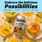 Kerns Mango Juice Nectar - Tropical Fruit Juice Concentrate - 11.5 Fl Oz (Pack of 24)