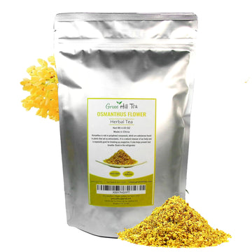 Greenhilltea Traditional Health Herbs, Osmanthus Flower Dried Herbal Tea 4 Oz
