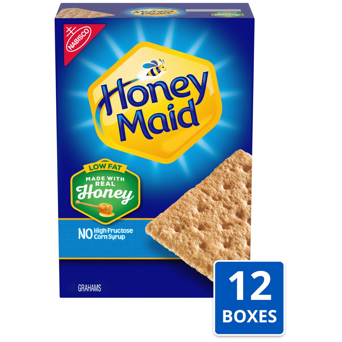 Honey Maid Low Fat Graham Crackers, 12 - 14.4 Oz Boxes