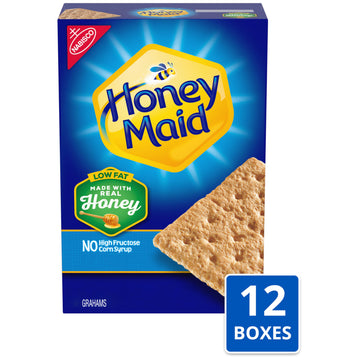 Honey Maid Low Fat Graham Crackers, 12 - 14.4 Oz Boxes