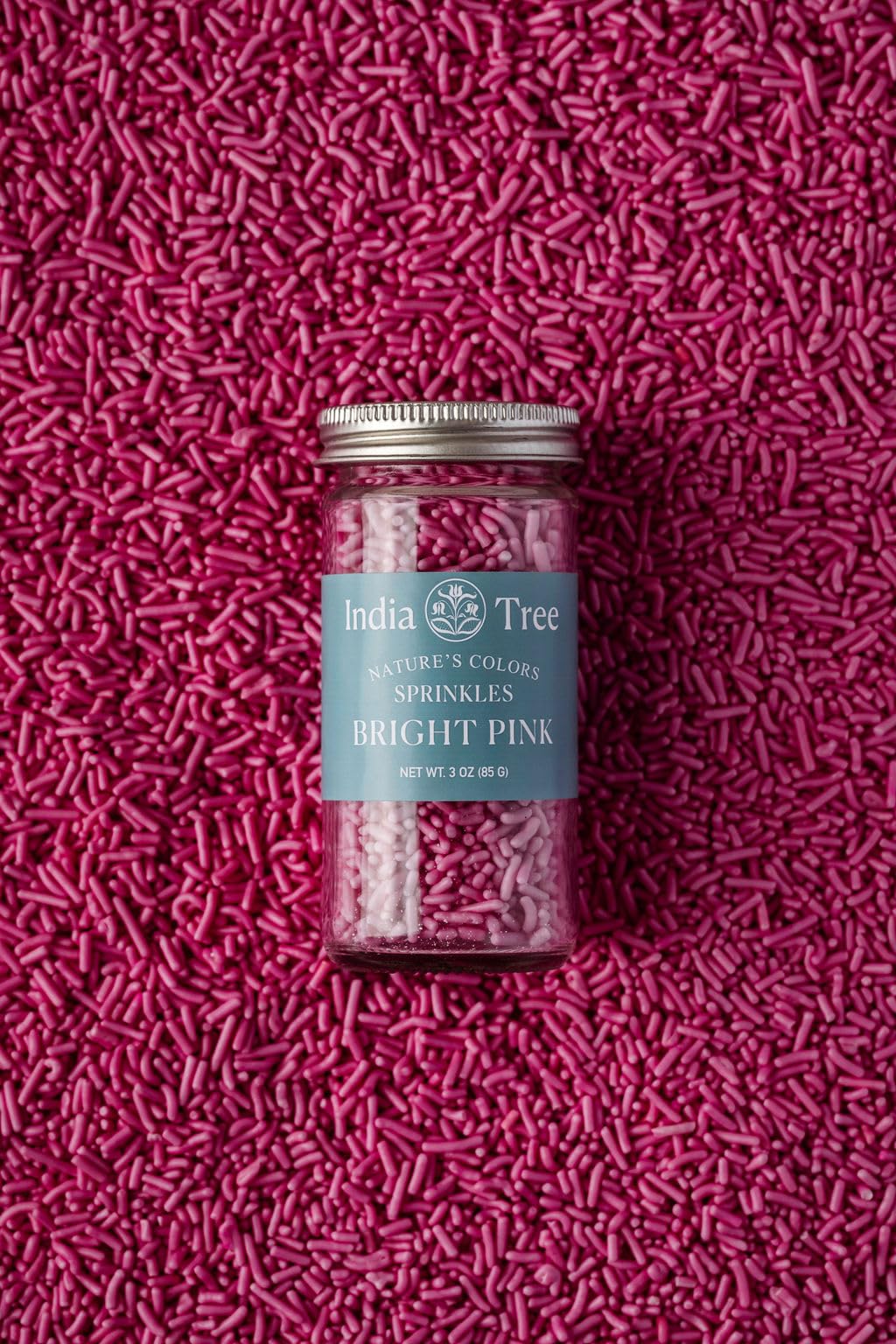 India Tree Nature'S Colors Bright Pink Sprinkles - 2.9 Lb Bulk | Natural, Vegan, Non-Gmo, Allergen-Free, Red 3 Free