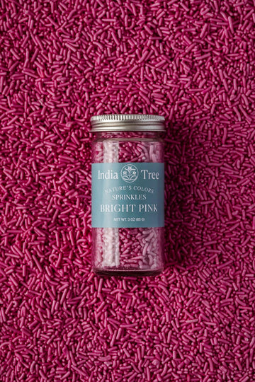 India Tree Nature'S Colors Bright Pink Sprinkles - 2.9 Lb Bulk | Natural, Vegan, Non-Gmo, Allergen-Free, Red 3 Free