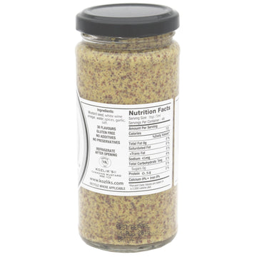 Kozliks Dijon Classique Hot Brown Yellow Natural Gluten Free Non-GMO Mustard, 8.5oz Jar
